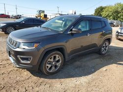 Jeep salvage cars for sale: 2018 Jeep Compass Limited