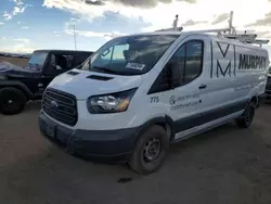 Salvage trucks for sale at Brighton, CO auction: 2018 Ford Transit T-350