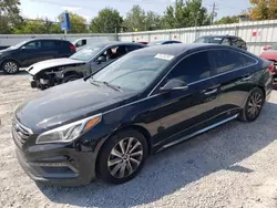 Salvage cars for sale at Walton, KY auction: 2015 Hyundai Sonata Sport