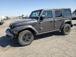 Salvage cars for sale at Bakersfield, CA auction: 2022 Jeep Wrangler Unlimited Sport