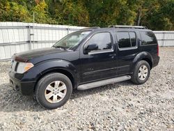 Salvage cars for sale at West Warren, MA auction: 2006 Nissan Pathfinder LE