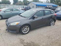 Salvage cars for sale at Wichita, KS auction: 2017 Ford Focus SE