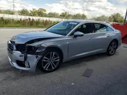 Salvage cars for sale at Orlando, FL auction: 2023 Audi A6 Premium