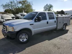 Salvage trucks for sale at San Martin, CA auction: 2007 Ford F250 Super Duty