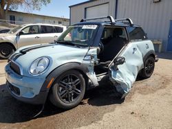 Salvage cars for sale at Albuquerque, NM auction: 2013 Mini Cooper S