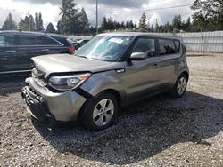 Salvage cars for sale at Graham, WA auction: 2015 KIA Soul