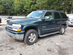 Salvage cars for sale at Austell, GA auction: 2002 Chevrolet Tahoe C1500