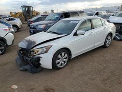 Salvage cars for sale at Brighton, CO auction: 2008 Honda Accord EXL