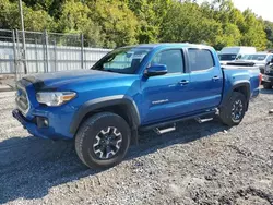 Salvage trucks for sale at Hurricane, WV auction: 2016 Toyota Tacoma Double Cab