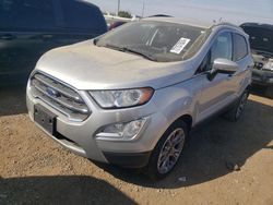 Salvage cars for sale at Elgin, IL auction: 2018 Ford Ecosport Titanium