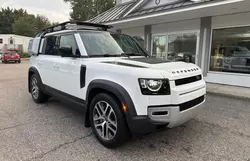 Salvage cars for sale at North Billerica, MA auction: 2020 Land Rover Defender 110 HSE