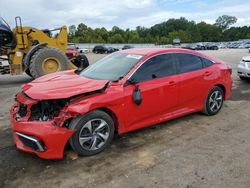 Salvage cars for sale at Florence, MS auction: 2020 Honda Civic LX