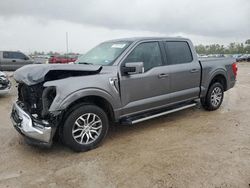 Salvage cars for sale at Houston, TX auction: 2021 Ford F150 Supercrew