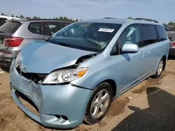 Toyota Sienna le salvage cars for sale: 2015 Toyota Sienna LE