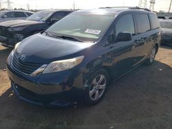 Salvage cars for sale from Copart Elgin, IL: 2011 Toyota Sienna LE