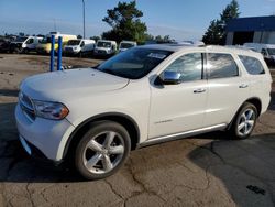 2012 Dodge Durango Citadel en venta en Woodhaven, MI