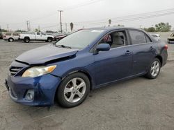 Salvage cars for sale at Colton, CA auction: 2013 Toyota Corolla Base