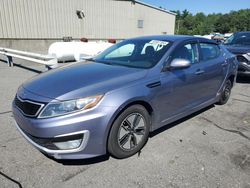 Salvage cars for sale at Exeter, RI auction: 2012 KIA Optima Hybrid