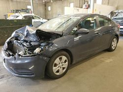 Salvage cars for sale from Copart Ham Lake, MN: 2015 KIA Forte LX