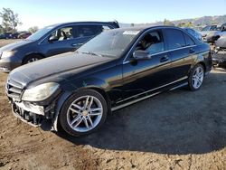 Salvage cars for sale at San Martin, CA auction: 2014 Mercedes-Benz C 250