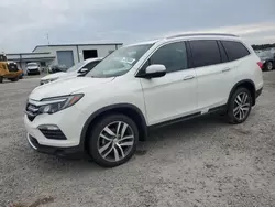 Salvage cars for sale at Lumberton, NC auction: 2017 Honda Pilot Elite