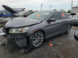 Salvage cars for sale at Chicago Heights, IL auction: 2014 Honda Accord Sport