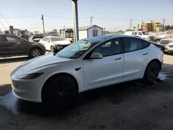 Salvage cars for sale at Los Angeles, CA auction: 2024 Tesla Model 3