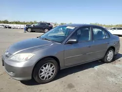 Salvage cars for sale at Fresno, CA auction: 2004 Honda Civic LX