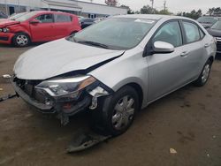 Salvage cars for sale at New Britain, CT auction: 2014 Toyota Corolla L