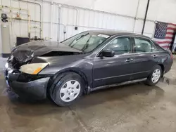 Salvage cars for sale at Avon, MN auction: 2006 Honda Accord LX