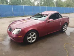 Mercedes-Benz salvage cars for sale: 2001 Mercedes-Benz SLK 320