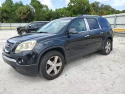 Salvage cars for sale at Fort Pierce, FL auction: 2012 GMC Acadia SLT-2