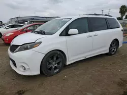 Vehiculos salvage en venta de Copart San Diego, CA: 2015 Toyota Sienna Sport