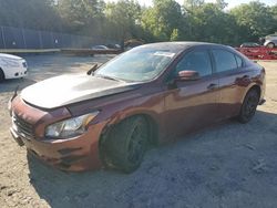 Salvage cars for sale from Copart Waldorf, MD: 2009 Nissan Maxima S