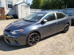 Salvage cars for sale from Copart Lyman, ME: 2015 Toyota Corolla L