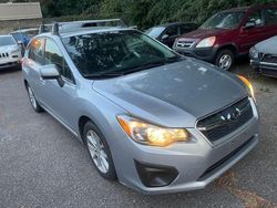 Salvage cars for sale from Copart Hampton, VA: 2012 Subaru Impreza Premium