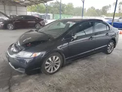 Salvage cars for sale at Cartersville, GA auction: 2010 Honda Civic EXL