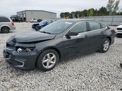 Chevrolet salvage cars for sale: 2018 Chevrolet Malibu LS