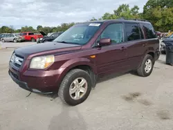 Salvage cars for sale at Ellwood City, PA auction: 2008 Honda Pilot VP