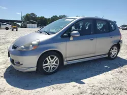 Honda salvage cars for sale: 2007 Honda FIT S