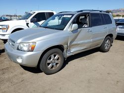 Salvage cars for sale at San Martin, CA auction: 2007 Toyota Highlander Sport