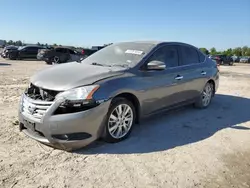 Salvage cars for sale at Houston, TX auction: 2015 Nissan Sentra S