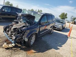 Salvage cars for sale at Pekin, IL auction: 2013 Chrysler Town & Country Touring