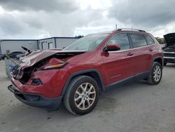 Jeep salvage cars for sale: 2017 Jeep Cherokee Latitude