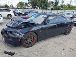 Salvage cars for sale at Riverview, FL auction: 2018 Dodge Charger SRT Hellcat