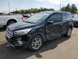 Salvage cars for sale from Copart Denver, CO: 2017 Ford Escape SE