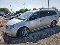 Salvage cars for sale at Columbus, OH auction: 2012 Honda Odyssey Touring