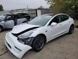 Salvage cars for sale at Arlington, WA auction: 2018 Tesla Model 3