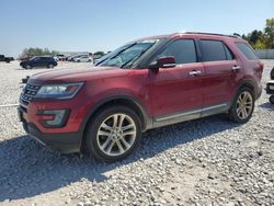 Salvage cars for sale at Wayland, MI auction: 2016 Ford Explorer Limited