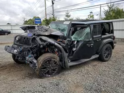 Jeep Wrangler h Vehiculos salvage en venta: 2024 Jeep Wrangler High Altitude 4XE